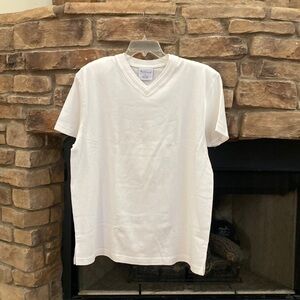 NWT Westbound white V-neck T- with shoulder pads.  XL